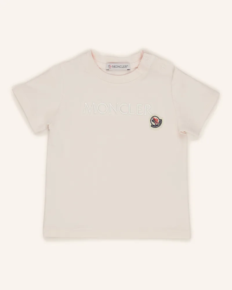 Moncler T-Shirt rosa Hellrosa