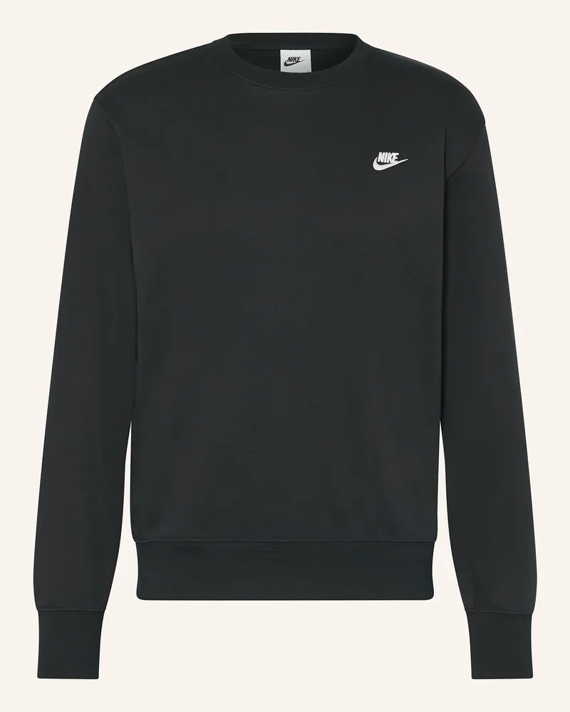 Nike Sweatshirt Club schwarz Schwarz