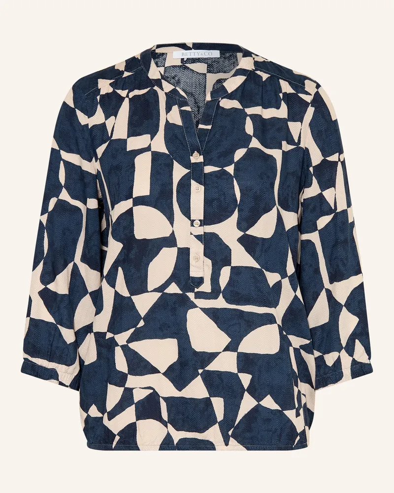 Betty Barclay Blusenshirt Mit 3/4-Arm blau Dunkelblau