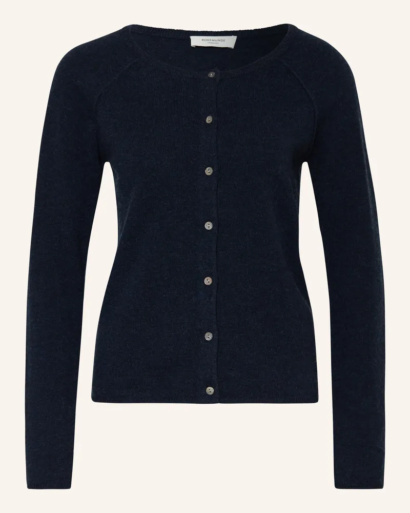 Rosemunde Strickjacke Laica Mit Cashmere blau Dunkelblau