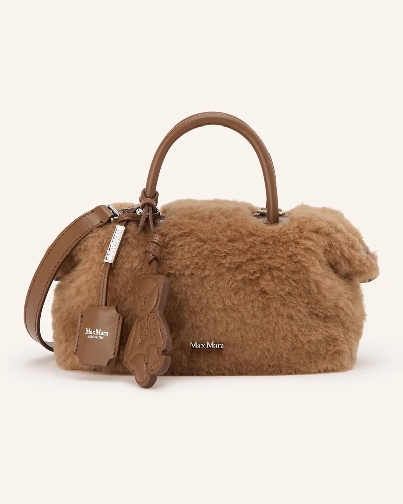 Max Mara Handtasche Teddyholdal Small braun Hellbraun