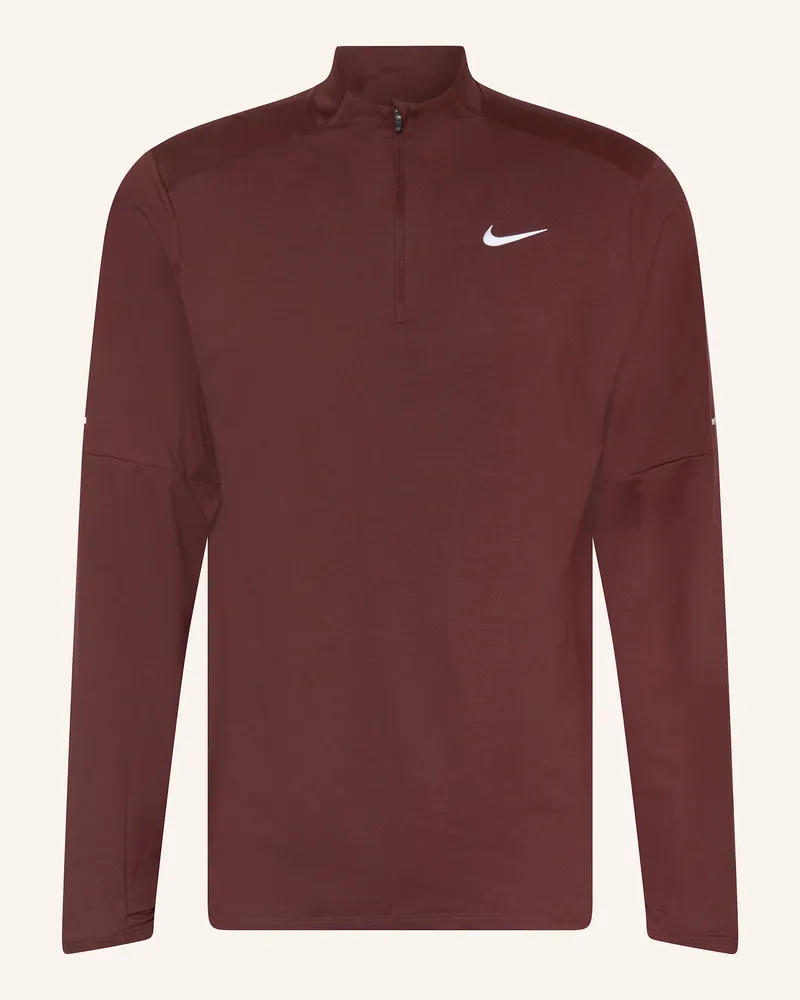 Nike Laufshirt DRI-FIT ELEMENT Dunkelrot