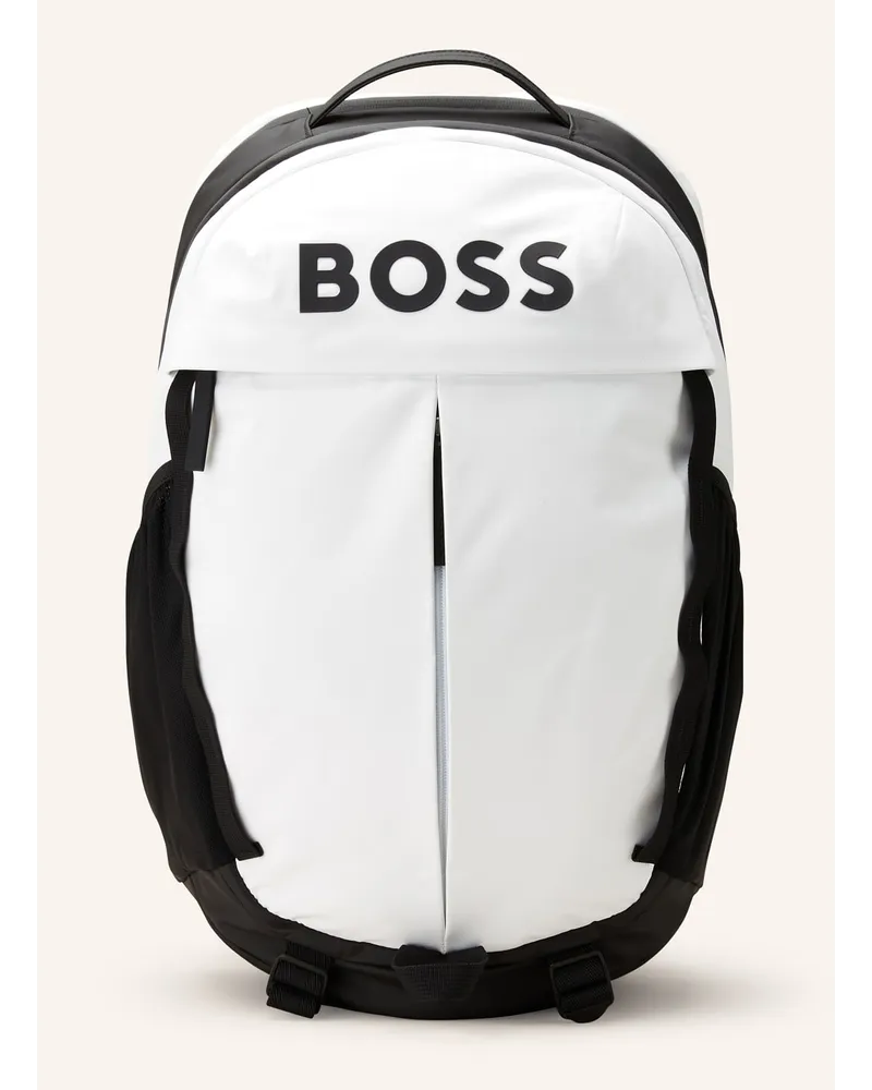 HUGO BOSS Rucksack STORMY mit Laptop-Fach Weiss