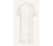 AllSaints Hemdblusenkleid MERIA aus Spitze Weiss