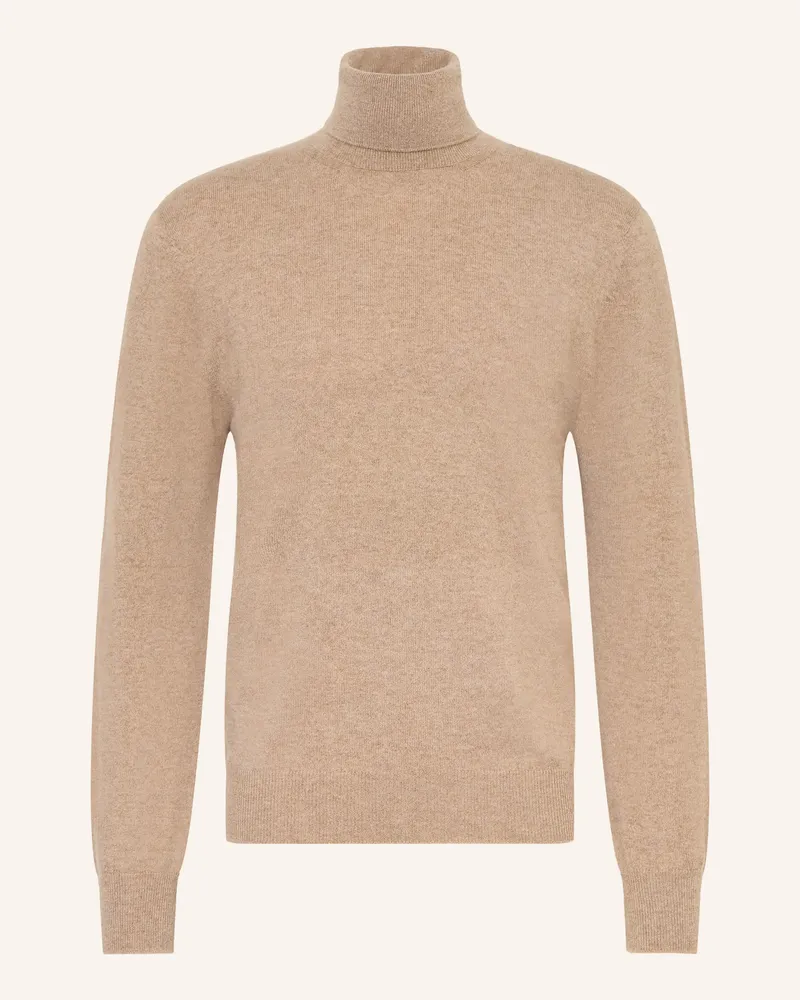 AGNONA Rollkragenpullover Aus Cashmere beige Beige