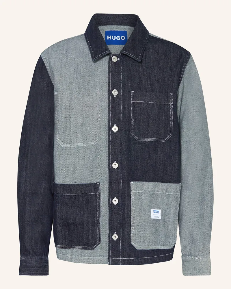 HUGO BOSS Jeans-Overjacket EBERSE Dunkelblau