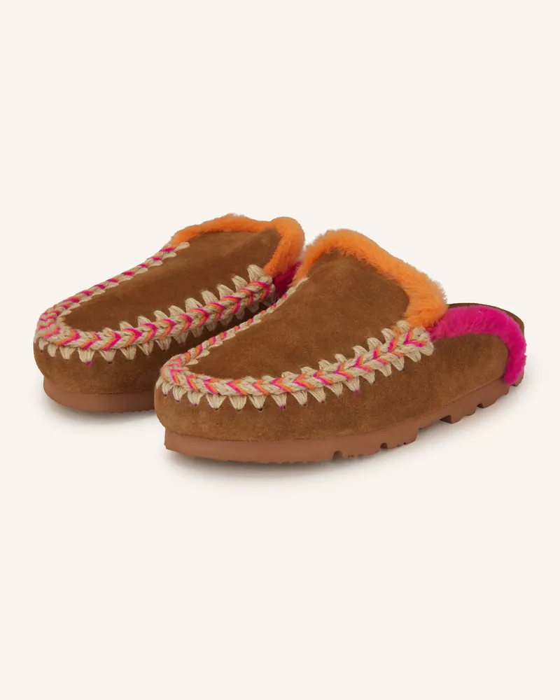 Mou Mules braun Cognac