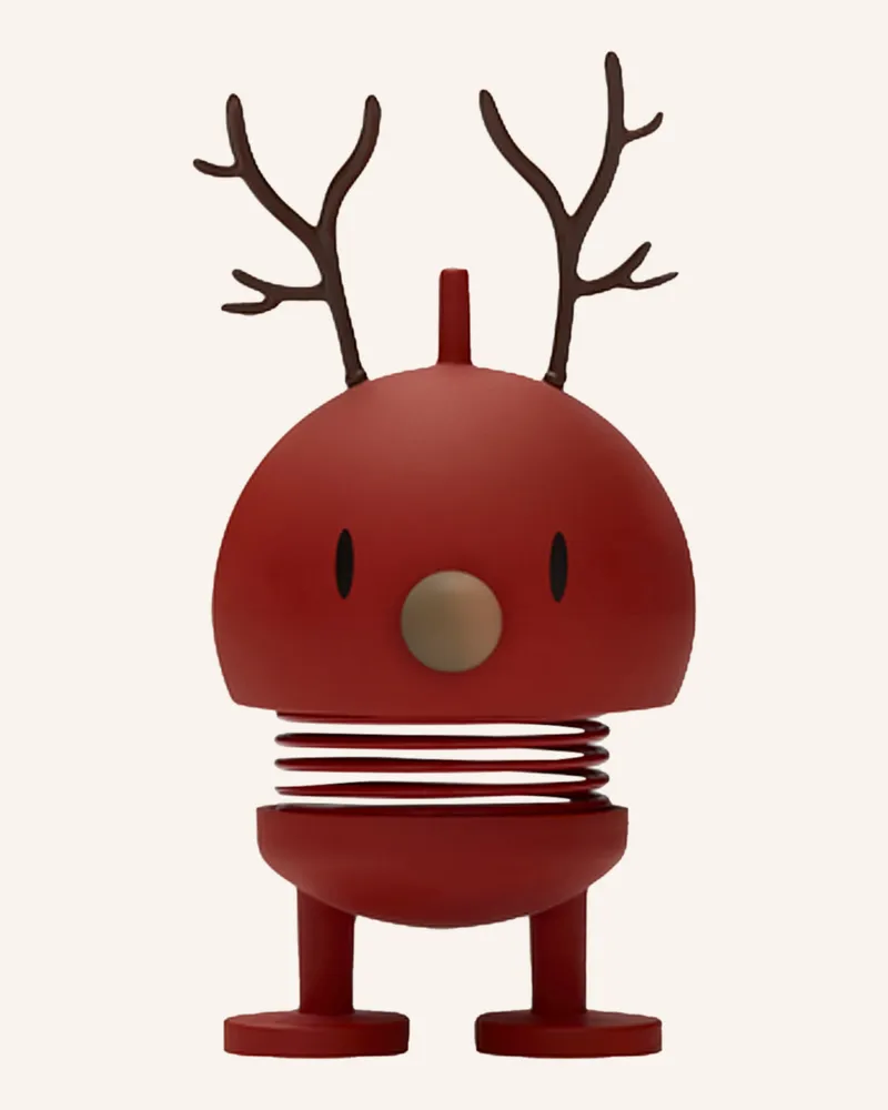 Hoptimist Dekofigur Reindeer Bumble S rot Dunkelrot