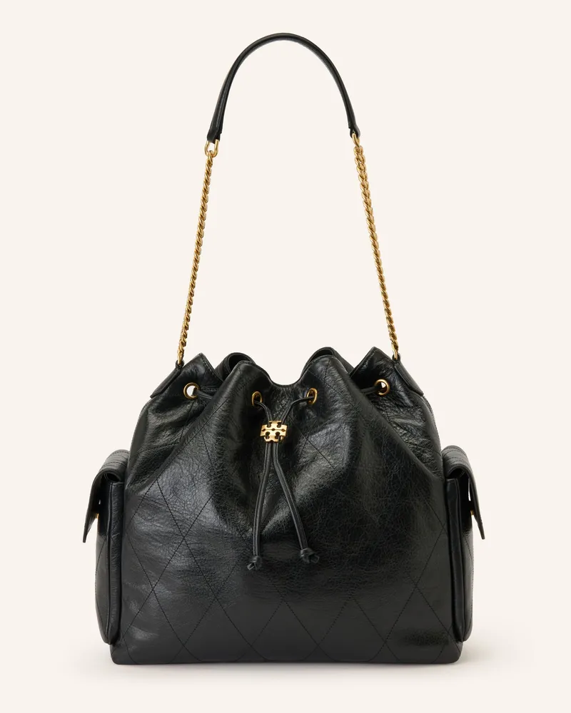 Tory Burch Beuteltasche Charlie schwarz Schwarz