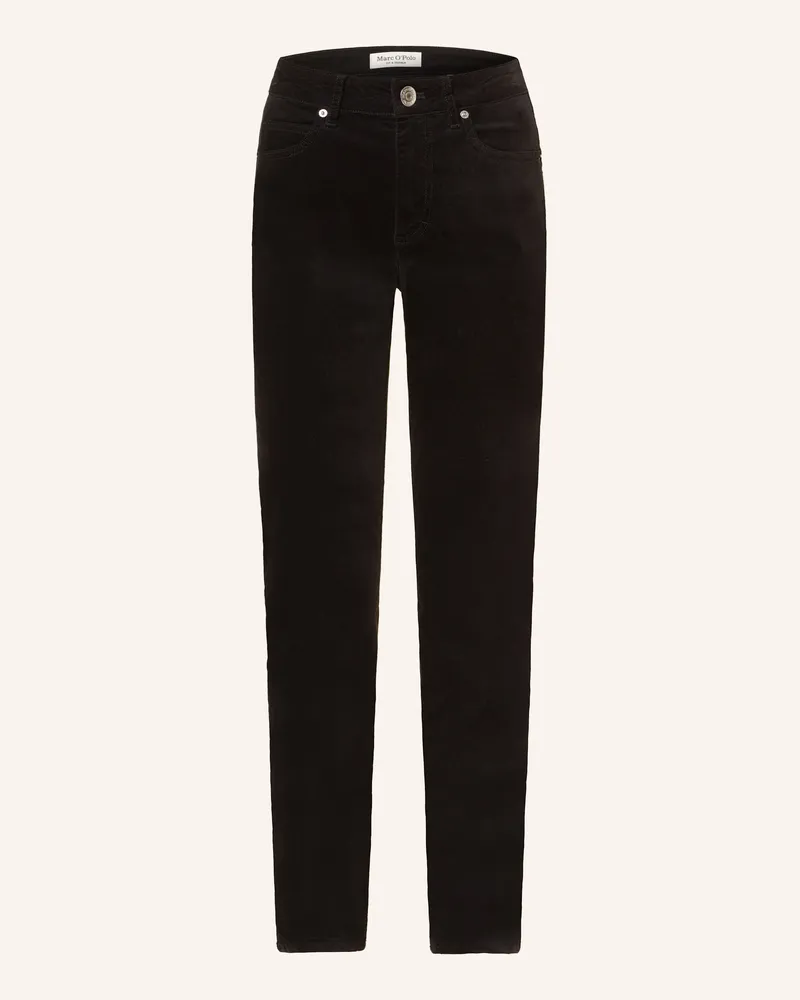 Marc O'Polo Skinny Jeans schwarz Schwarz