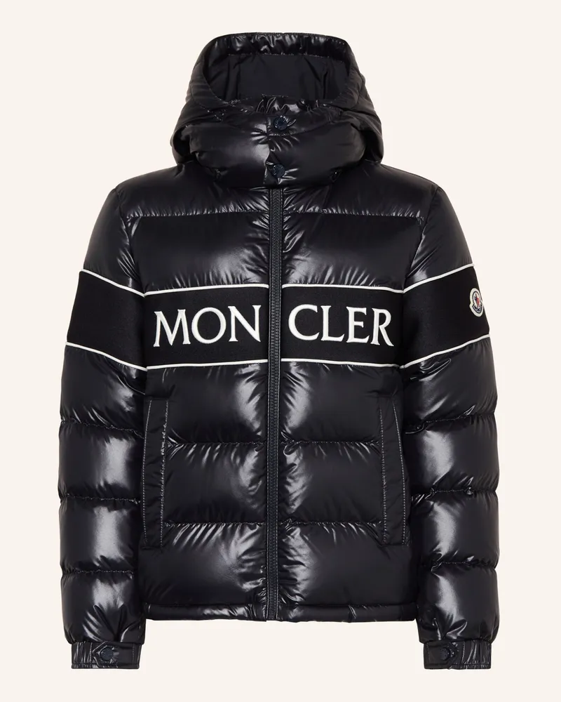 Moncler Daunenjacke TRUYERE mit abnehmbarer Kapuze Dunkelblau