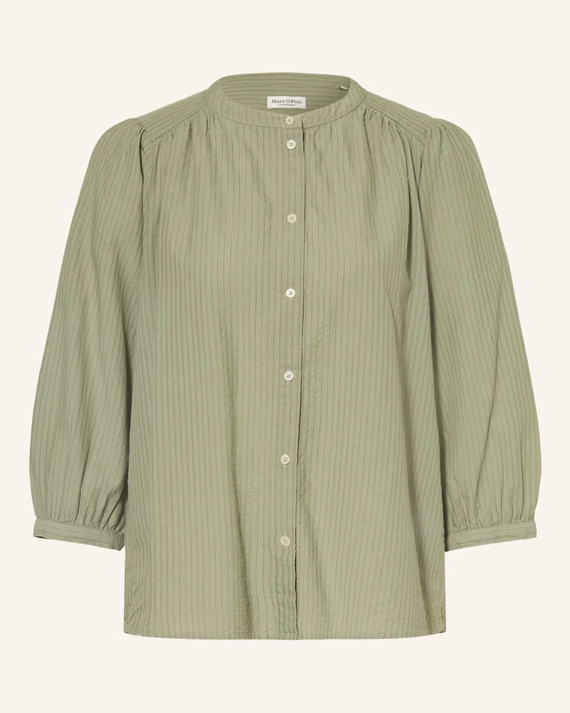 Marc O'Polo Bluse Mit 3/4-Arm gruen Hellgrün
