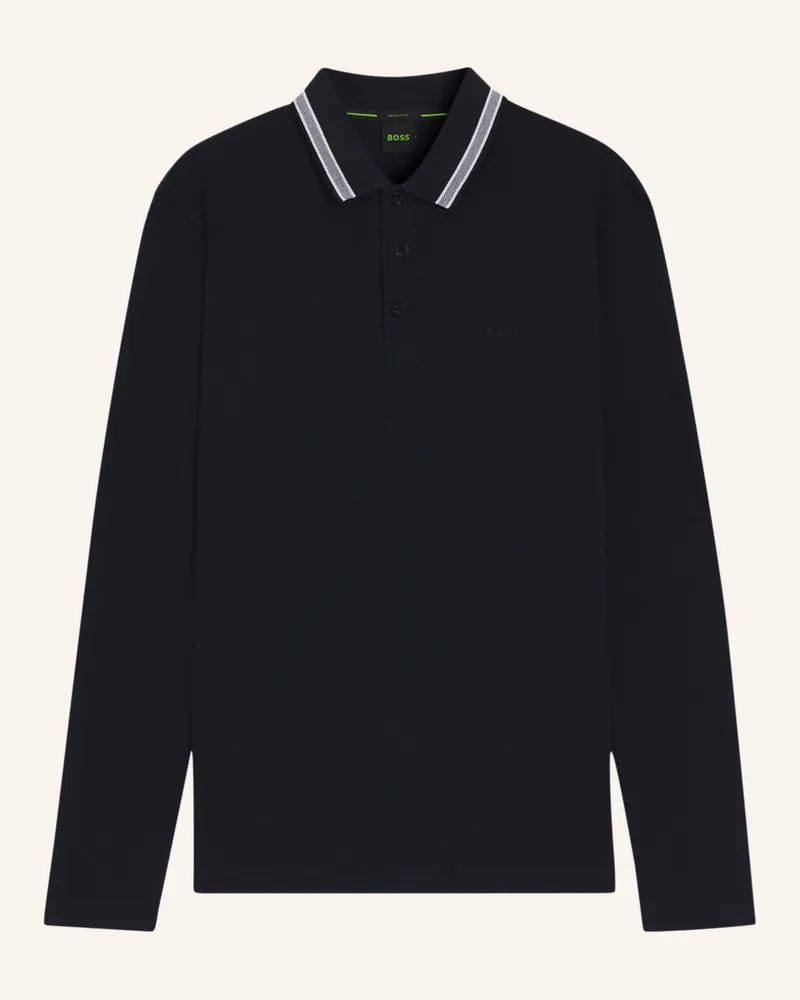 HUGO BOSS Poloshirt PLISY Regular Fit Dunkelblau