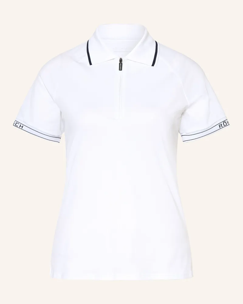 Röhnisch Funktions-Poloshirt weiss Weiss