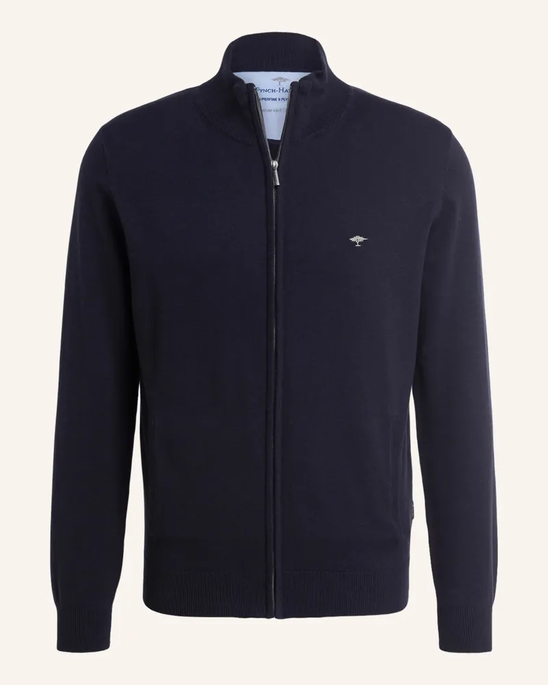 Fynch-Hatton Strickjacke blau Dunkelblau