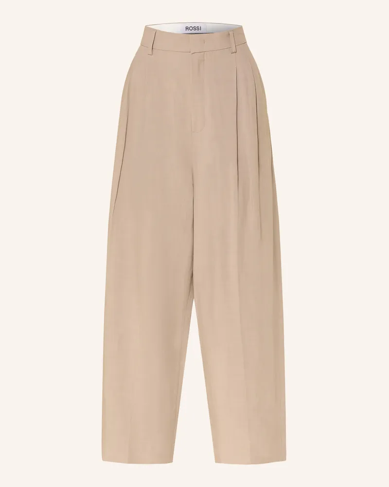 Rossi Culotte Noa Mit Leinen beige Taupe