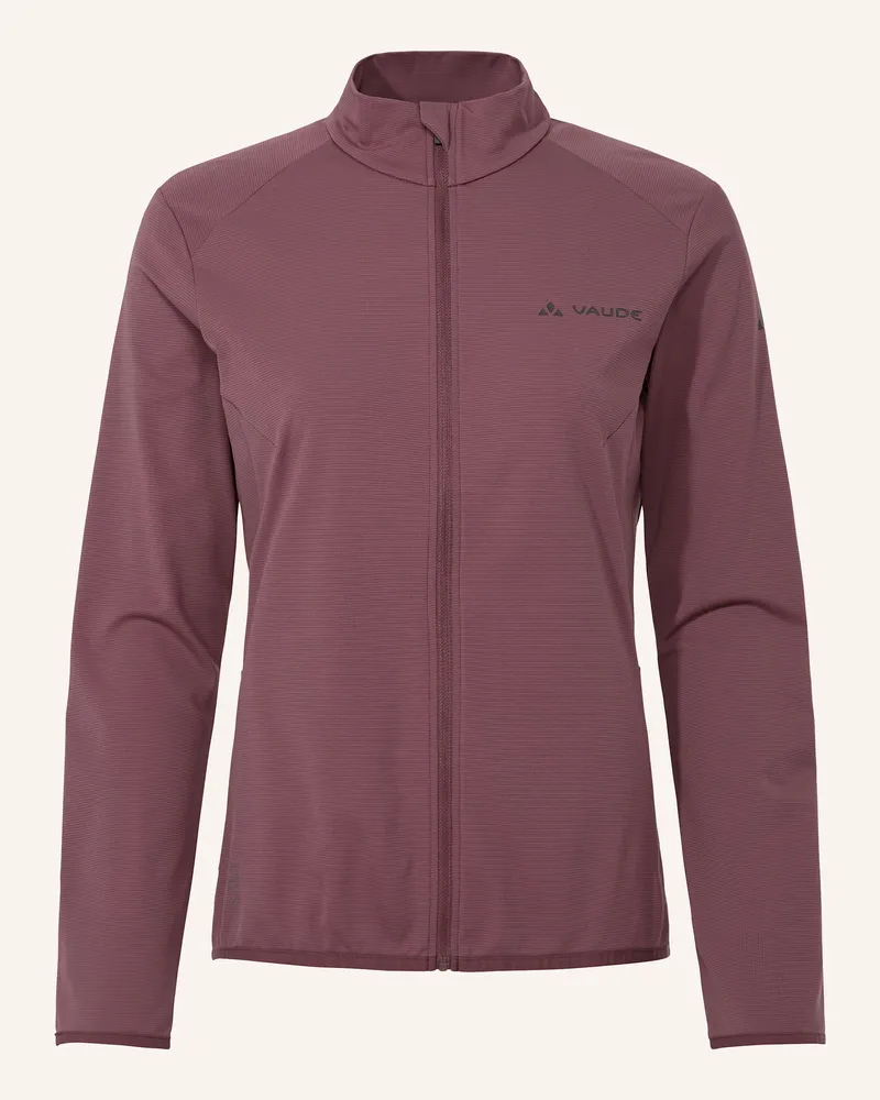 Vaude Radtrikot W Matera Ls Tricot Ii rot Dunkelrot