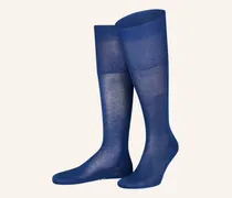 Kniestrümpfe Luxury No. 9 blau