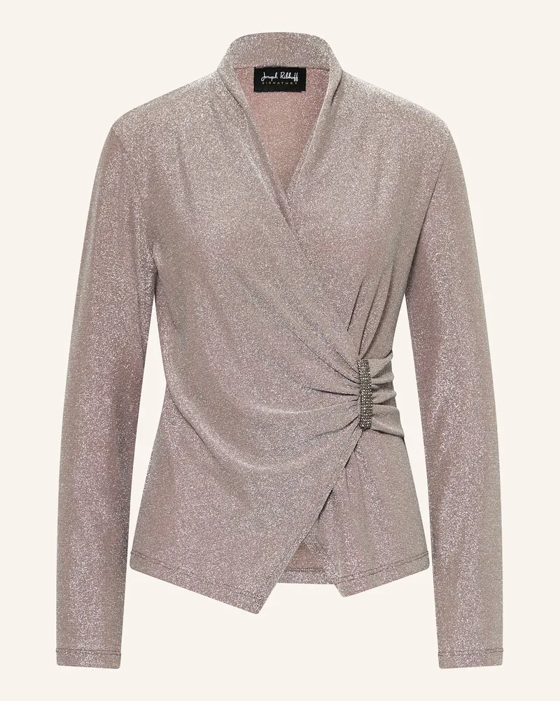 Joseph Ribkoff Blusenshirt mit Glitzergarn Taupe