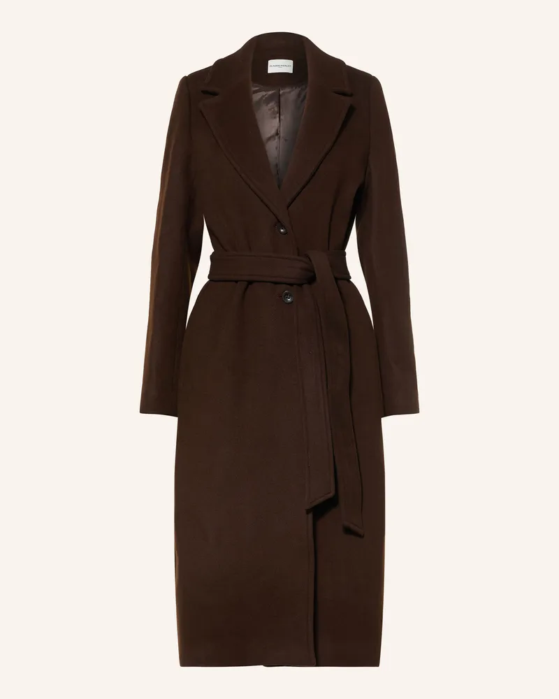 Claudie Pierlot Wollmantel braun Dunkelbraun