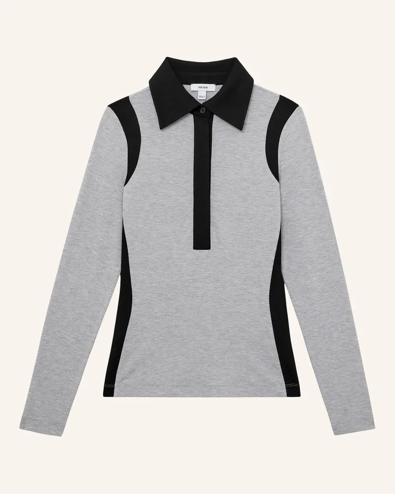 Reiss Jersey-Poloshirt DENISE Grau