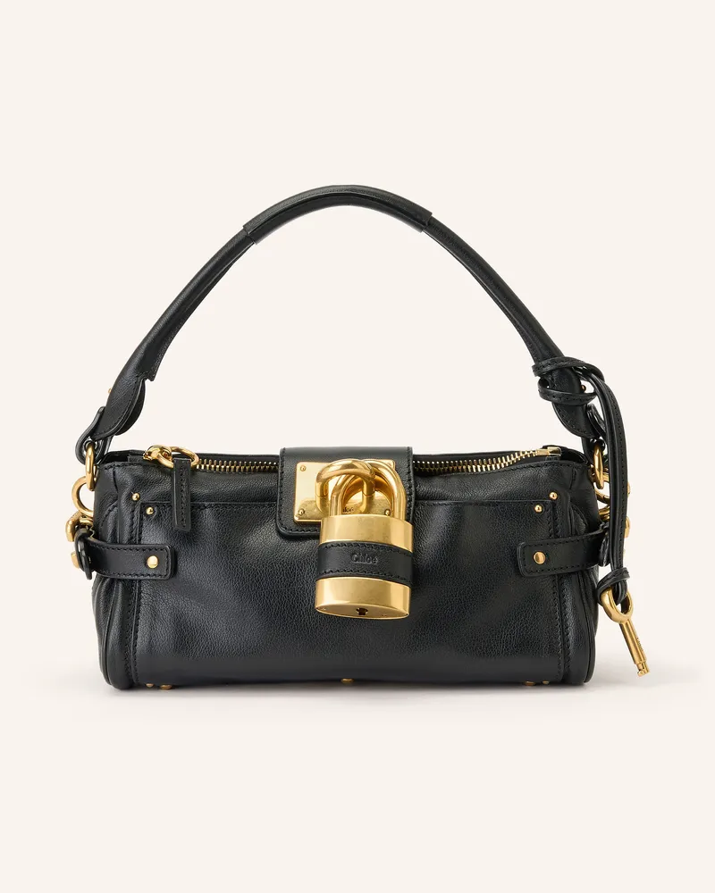 Chloé Schultertasche Paddington schwarz 001