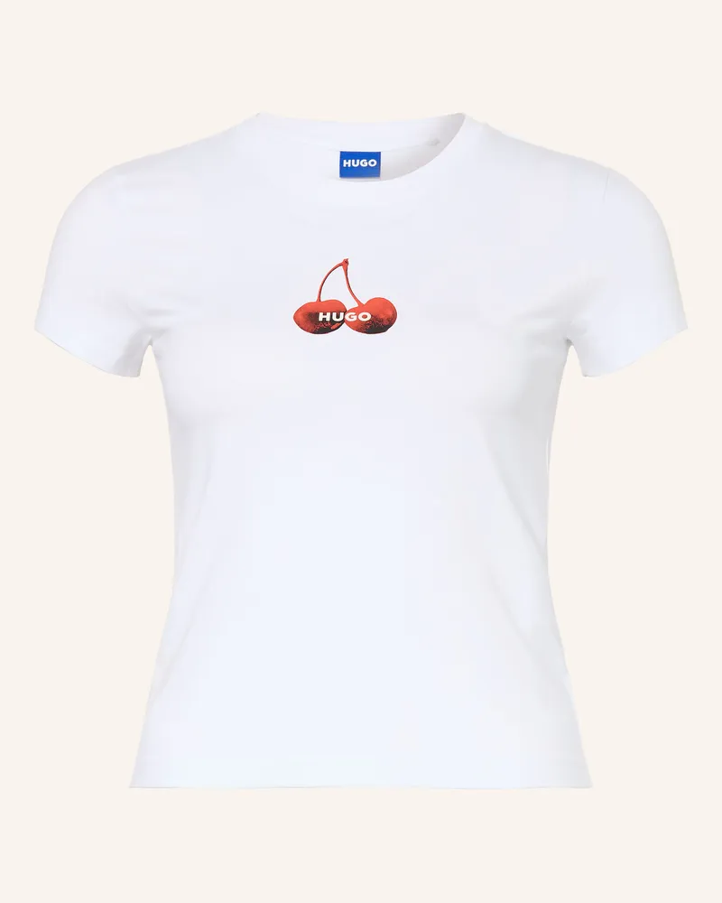 HUGO BOSS T-Shirt 90's weiss Weiss
