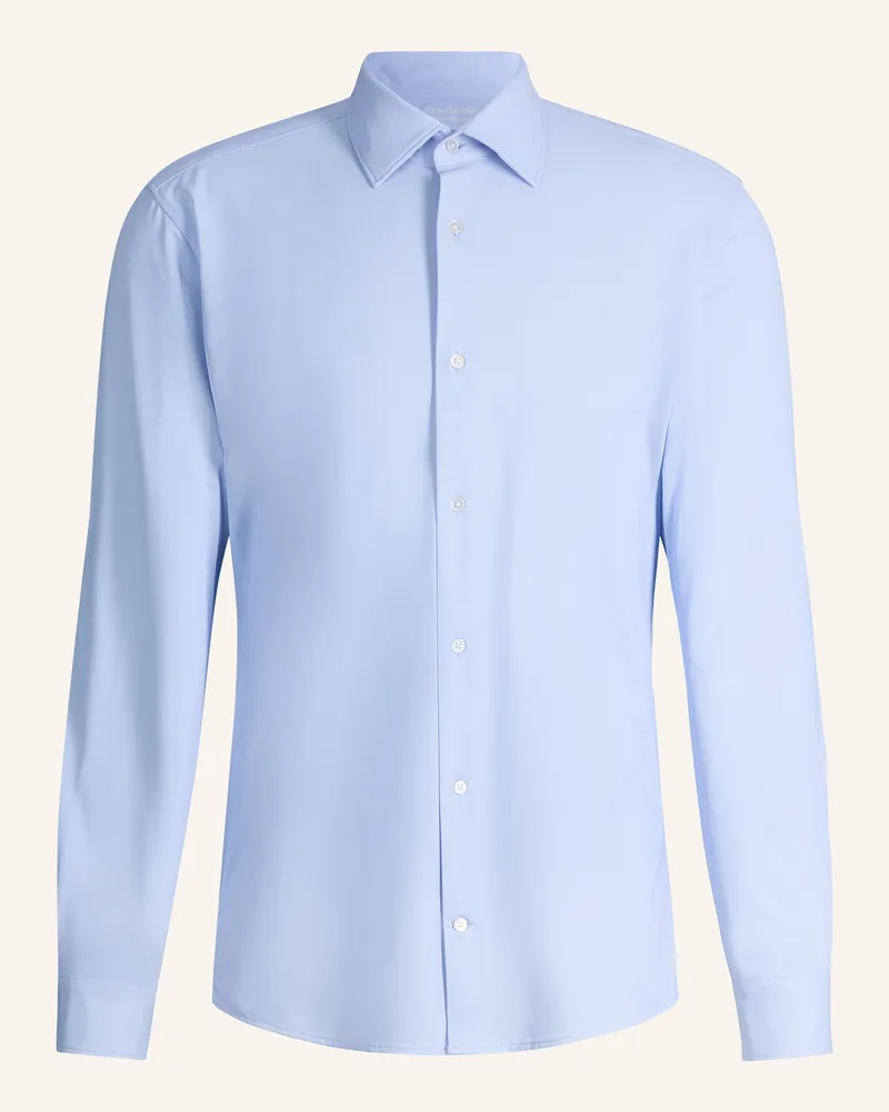 Strellson Hemd Sit blau Hellblau