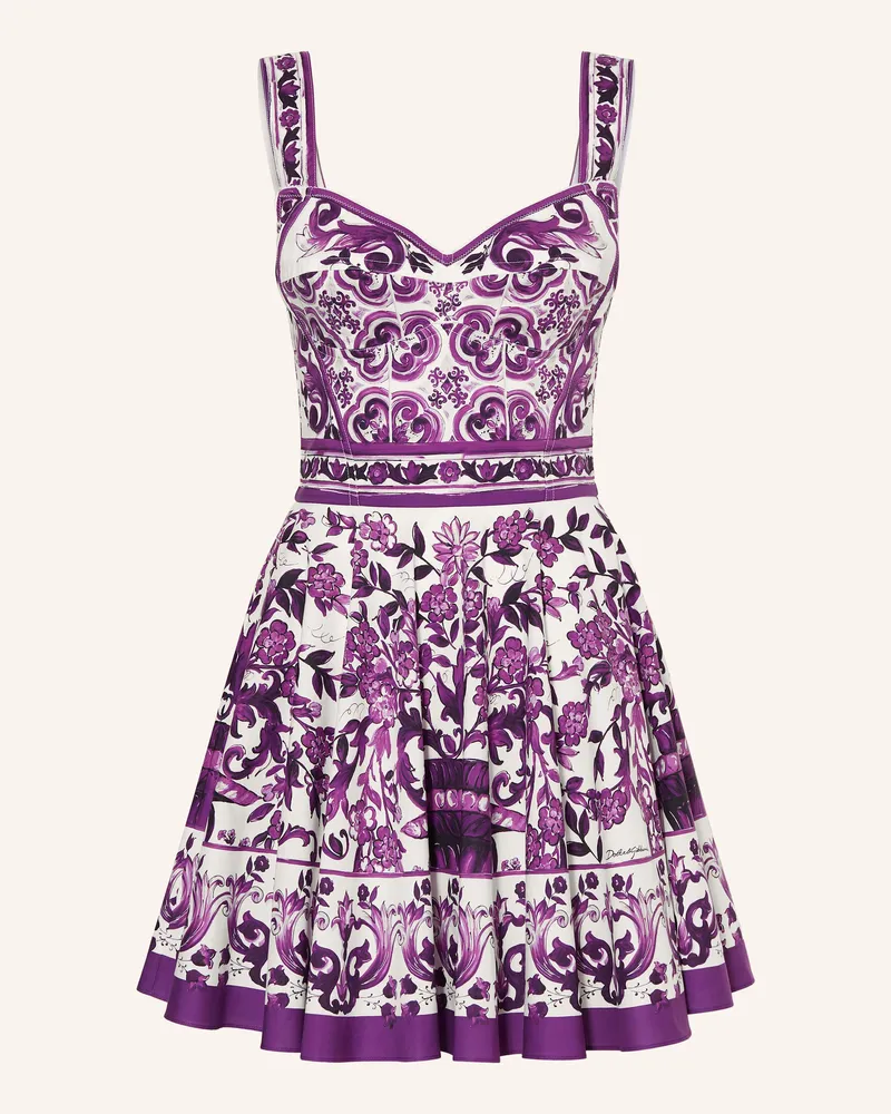 Dolce & Gabbana Cocktailkleid MAJOLICA Lila
