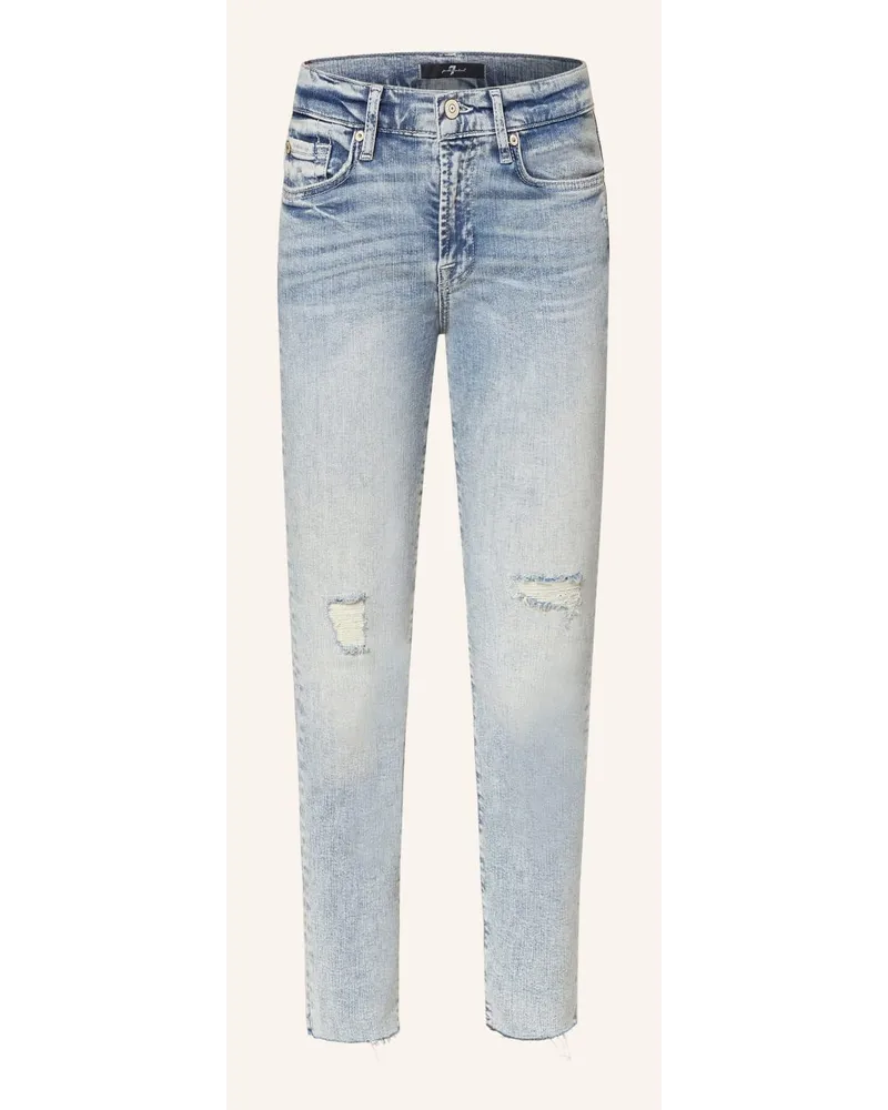 7 for all mankind 7/8-Skinny Jeans ROXANNE Blau