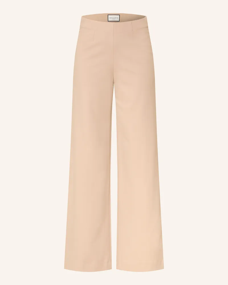 SEDUCTIVE  Marlenehose Kimberly Aus Jersey beige Beige