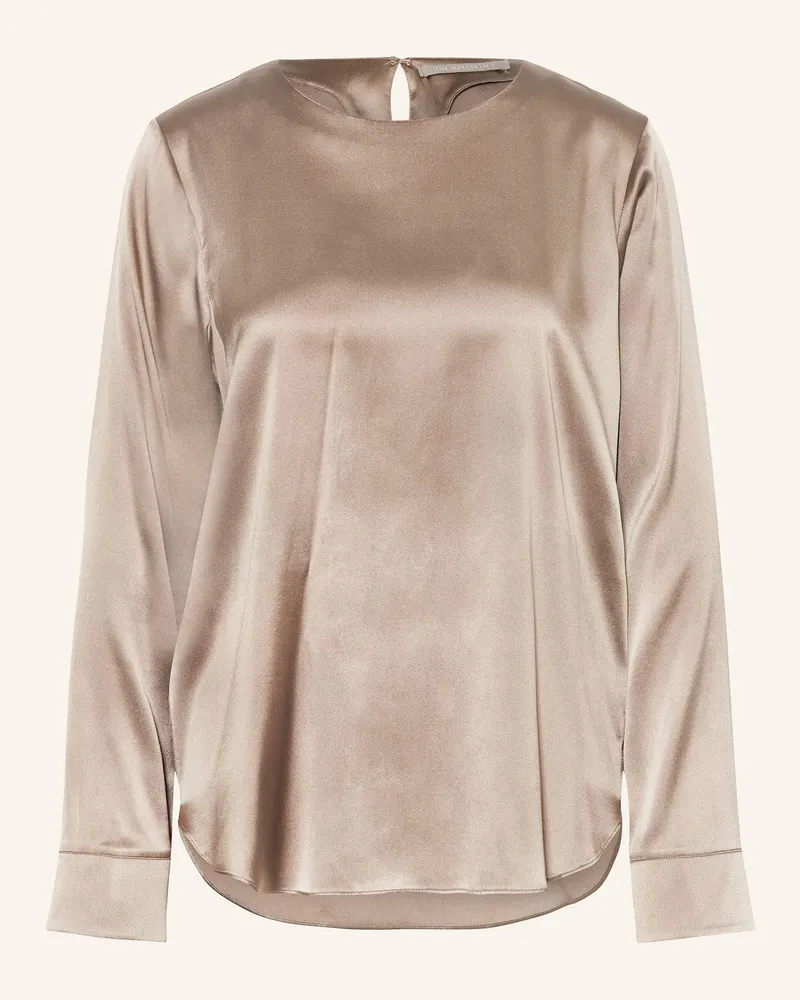 (THE MERCER) N.Y. Blusenshirt aus Seide Taupe