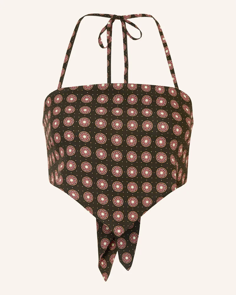 OAS Neckholder-Top BLUSH Dunkelbraun