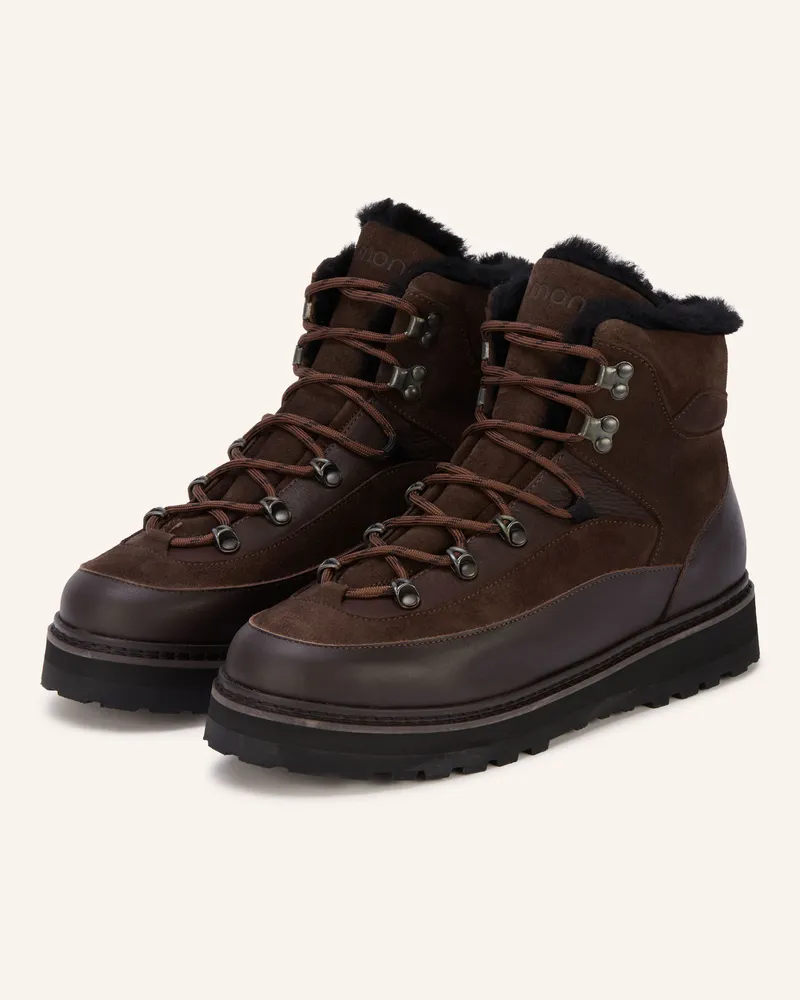 Mono Schnürboots Tag braun Dunkelbraun