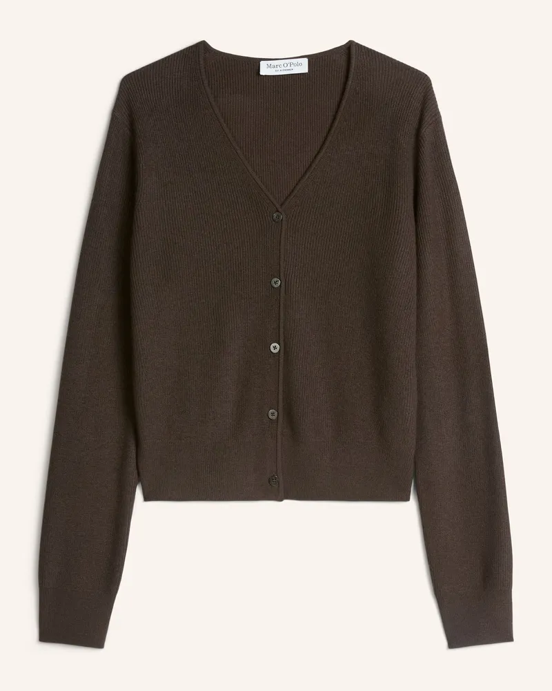 Marc O'Polo Cardigan Slim braun Braun