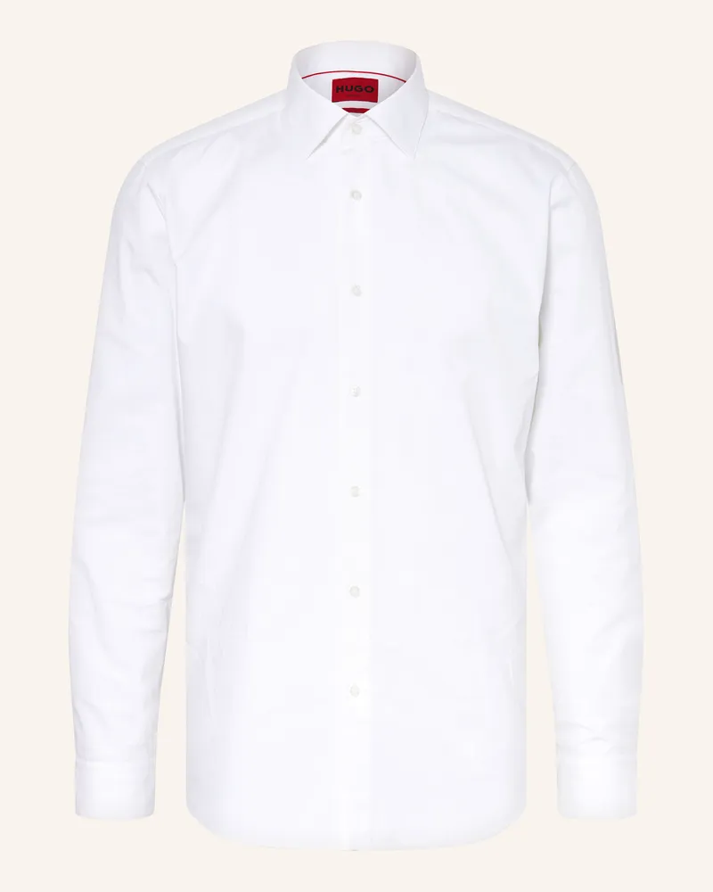 HUGO BOSS Hemd VALERIO Modern Fit Weiss