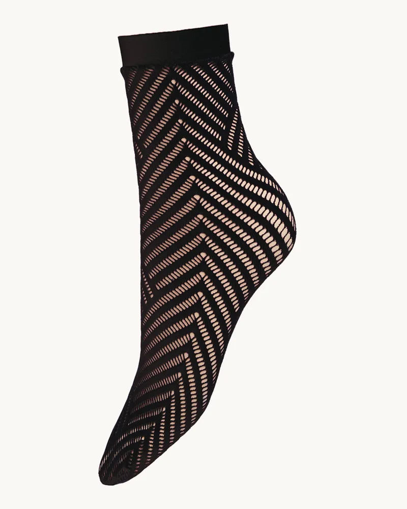 Wolford Socken NET SOCKS Schwarz