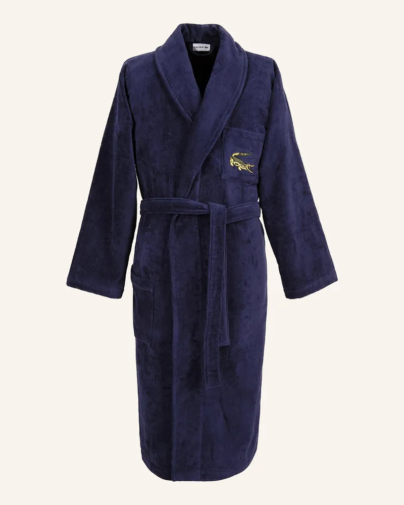 Lacoste Bademantel Lrene blau Dunkelblau