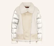 Daunenjacke FIONA im Materialmix