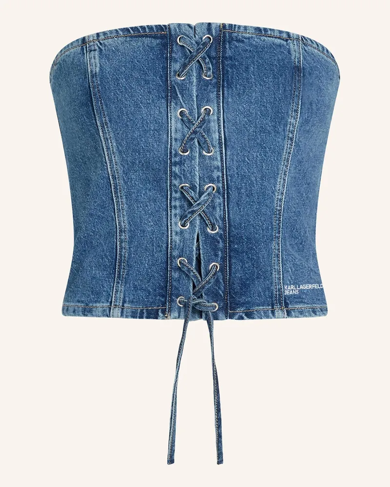 Karl Lagerfeld Top blau Blau