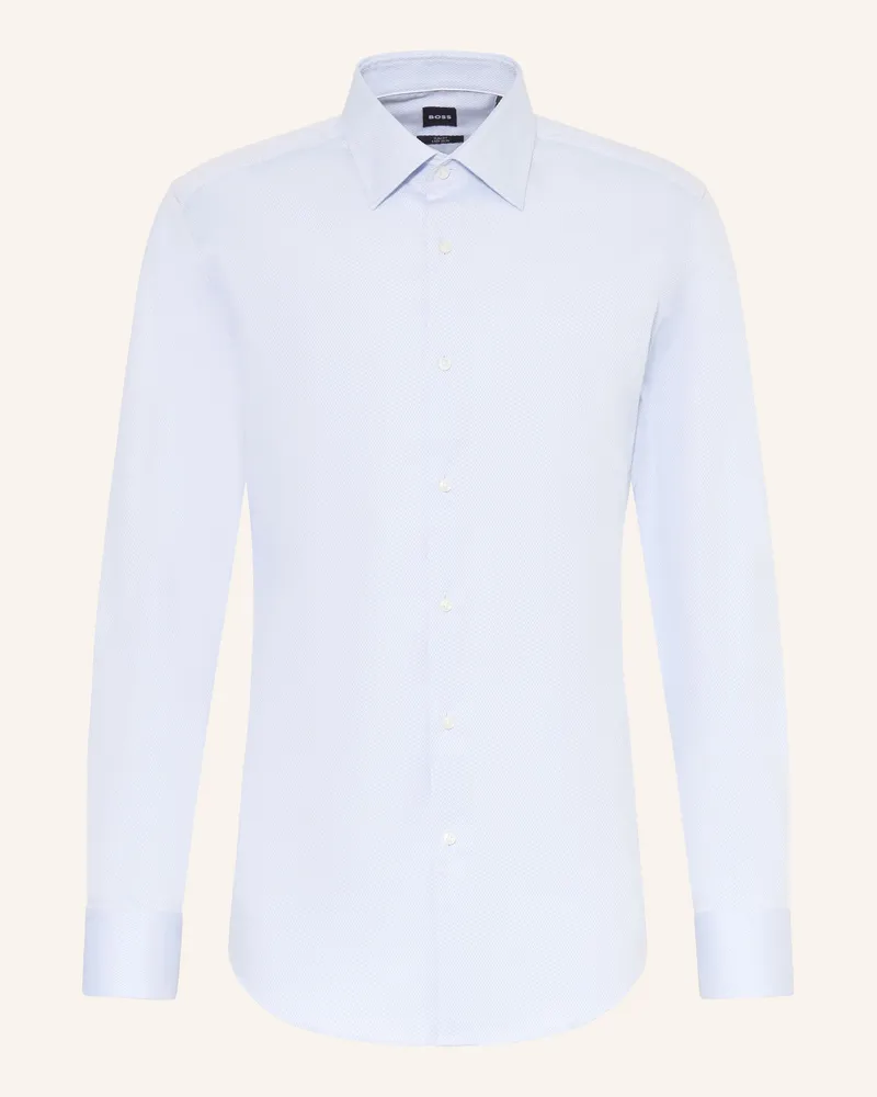 HUGO BOSS Hemd Hank Slim Fit blau Hellblau
