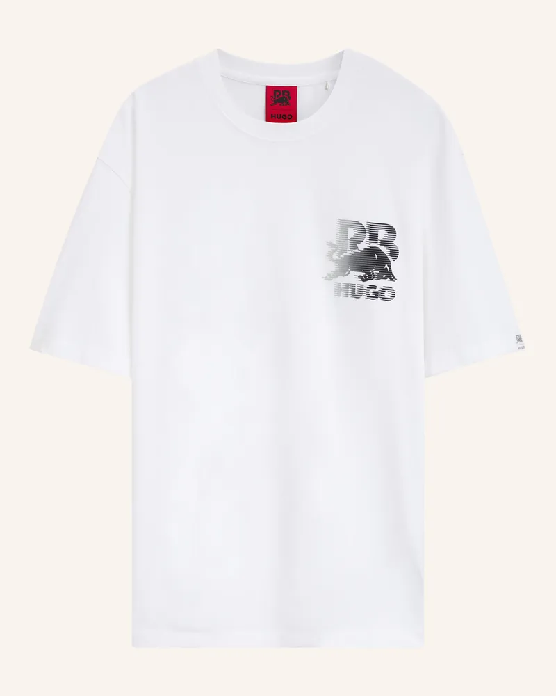 HUGO BOSS T-Shirt Donaso_Rb Relaxed Fit weiss Weiss