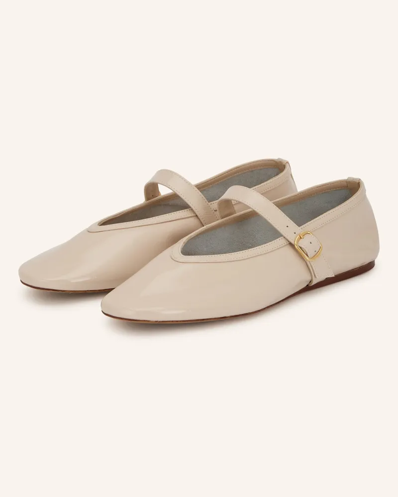 Mrs & HUGS Mary-Jane-Ballerinas weiss Creme