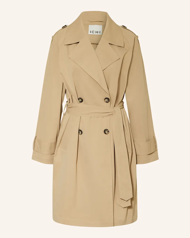 ICHI Trenchcoat IHEZOVA Hellbraun