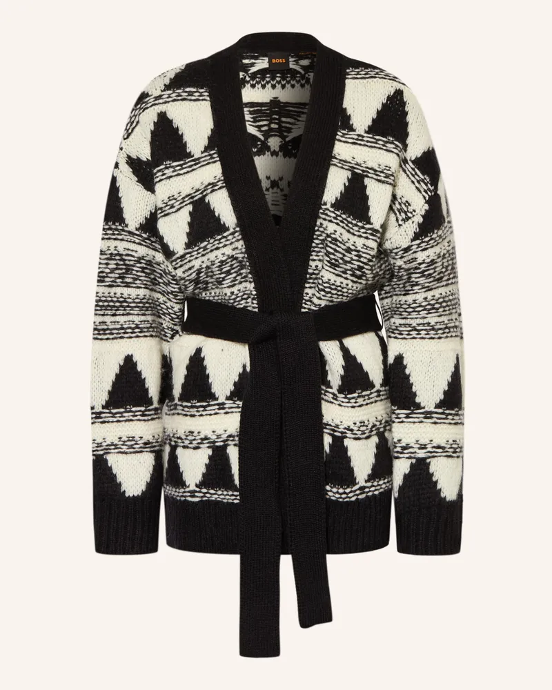 HUGO BOSS Strickhülle FREGOLANO Schwarz