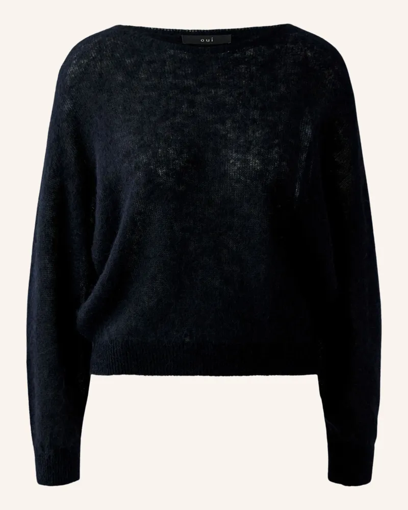Oui  Pullover schwarz Schwarz