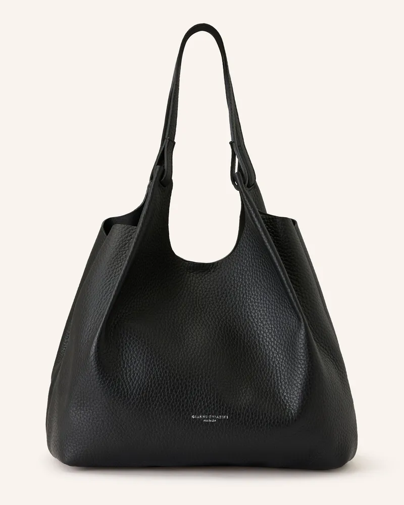 Gianni Chiarini Shopper Dua Xl Mit Pouch schwarz Schwarz