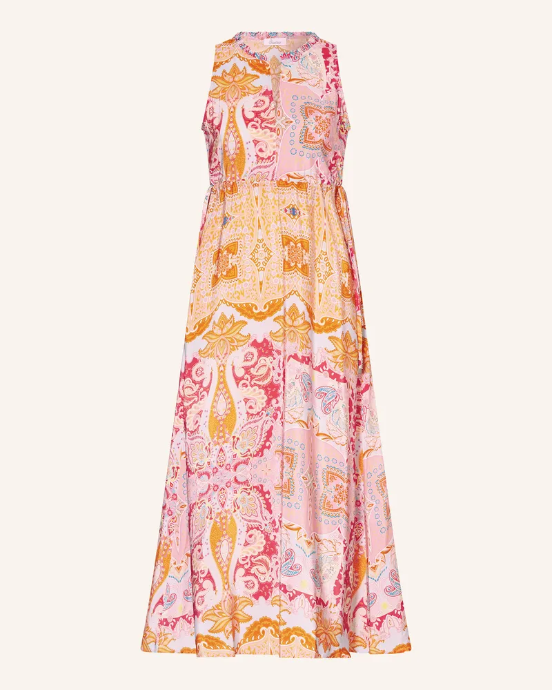 Princess goes Hollywood Seidenkleid mit Rüschen Rosa