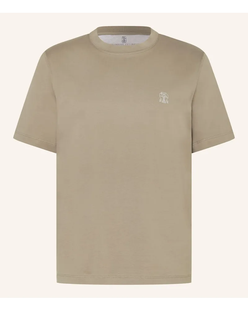 Brunello Cucinelli T-Shirt Gruen