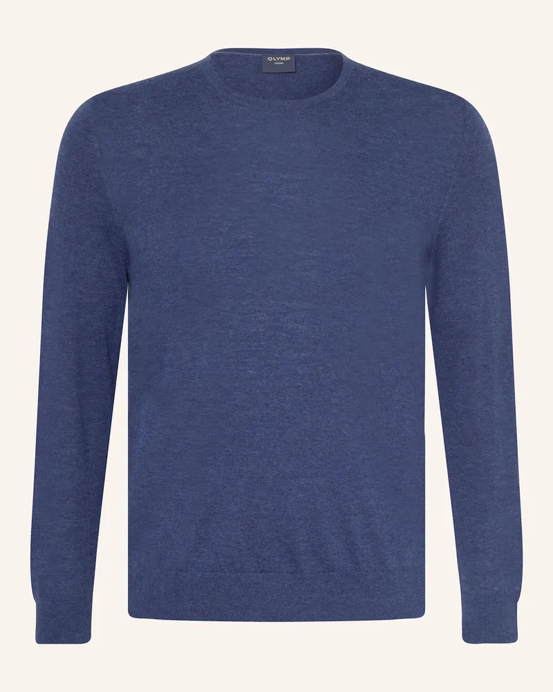 Olymp Pullover blau Dunkelblau